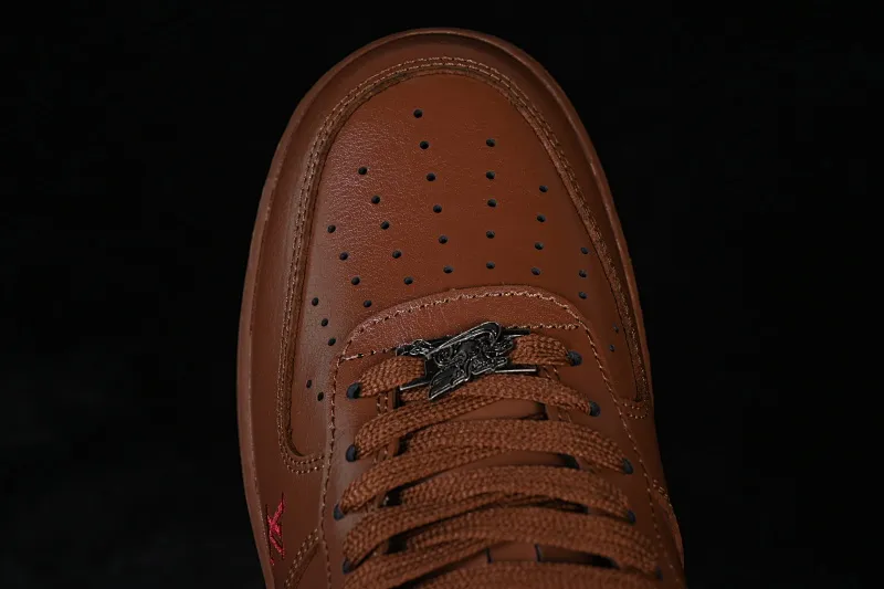 All categories Nk Air Force 1 Air Force series Nk Air Force 1 Low Air Force low-top Nike Air Force 1'07 Low Year of the Horse joint name Chestnut red sandalwood Air Force 1 low-top casual sneakers XY9025-002